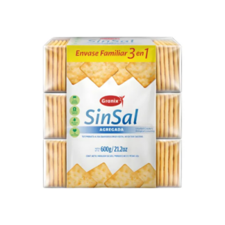 Galletas Granix Sin Sal Pack 3 x 600 gr