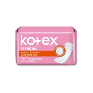 Protectores Kotex Esencial 20 unidades