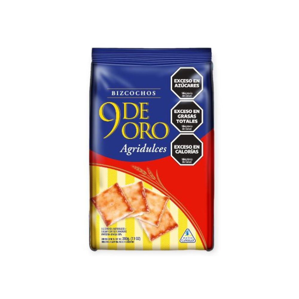 Bizcochos Mini 9 de Oro Agridulce 200 gr