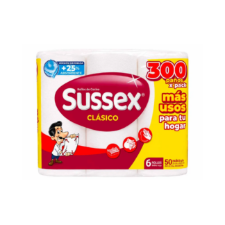Rollo de Cocina Sussex Clásico 6 x 50 paños