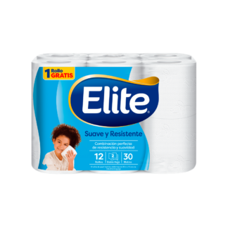 Papel Higiénico Elite DH Ultra Suave 12 x 30 mt