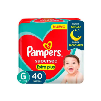 Pañal Pampers Supersec G x 40 unidades