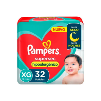 Pañal Pampers Supersec XG x 32 unidades