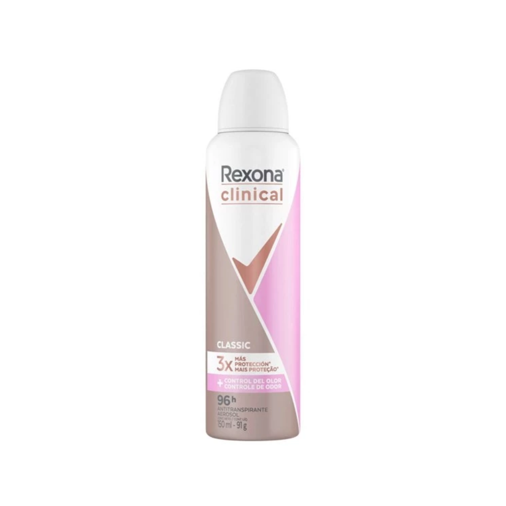 Desodorante Rexona Antit Women Clinical Invisible 96 hs 150 ml