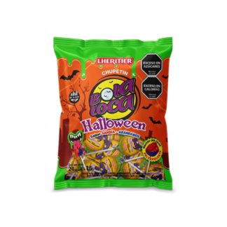 Chupetín con Chicle Bola Loca Halloween 432 gr